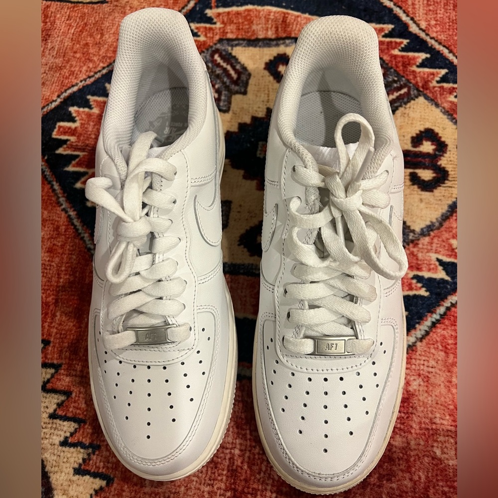 Worn once inside, brand new mens AirForce 1s